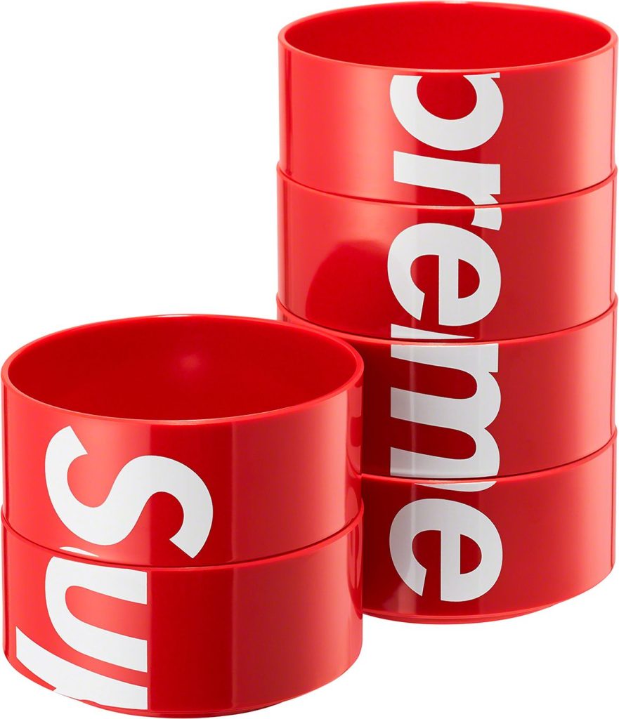 Supreme Heller Bowls (Set of 6) Red