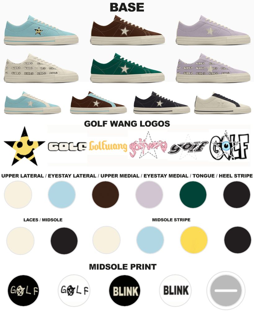 Tyler, the Creator and Converse to Launch "GOLF WANG One Star Pro by You" - Sneakers
